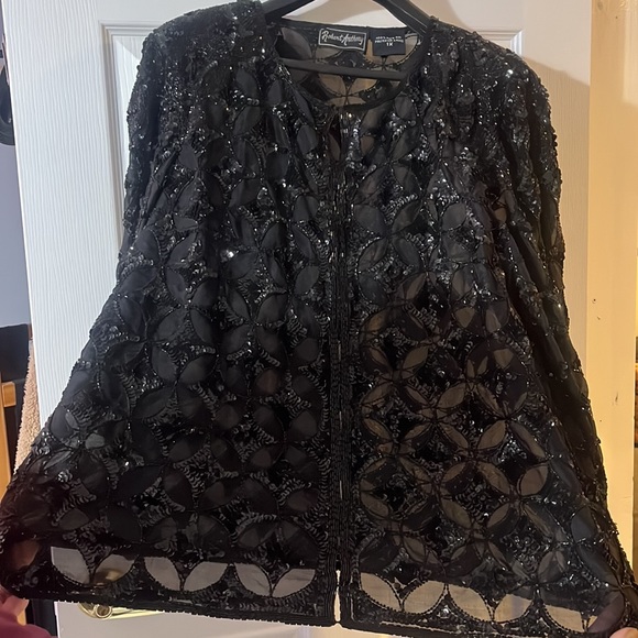 Vintage, sequence jacket, hook and eye closures - Picture 4 of 15